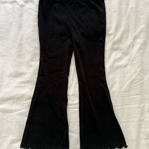 Like New - GAP girls Black Ribbed Pants